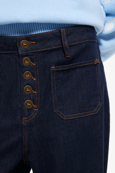 Джинсы-клёш DREAMS BY ALENA AKHMADULLINA, цвет: синий, 225105080204192/116000 купить онлайн