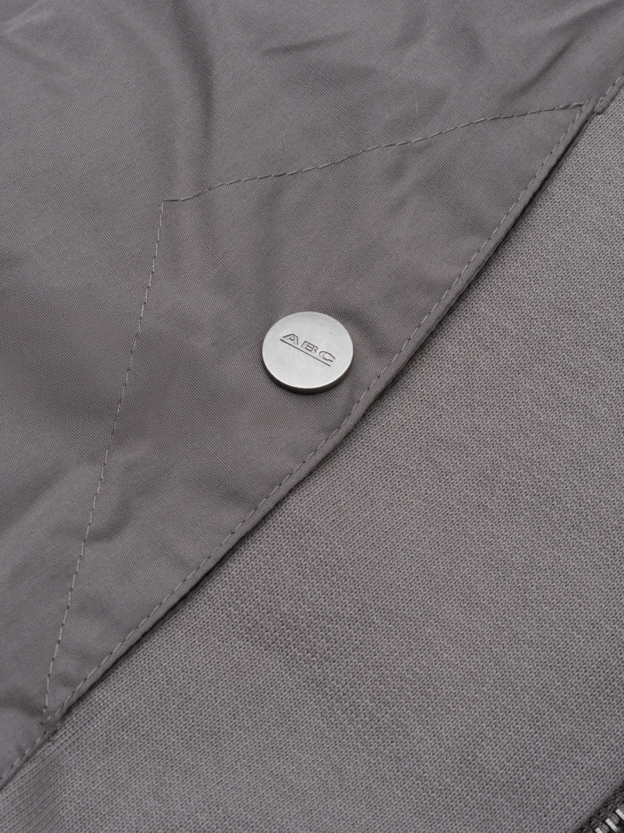 Бомбер укороченный ABC, цвет: серый, 00-219 купить онлайн