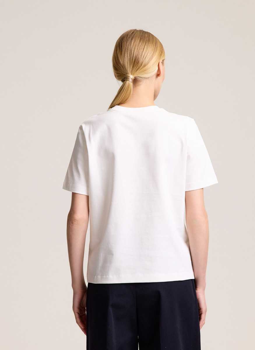 Футболка из плотного трикотажа ALL WE NEED, цвет: белый,  купить онлайн