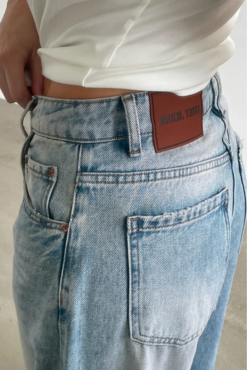 Джинсы Багги Erist store, цвет: голубой, НФ-00003300 купить онлайн