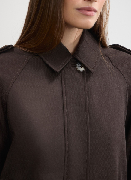 Бомбер из лиоцелла с хлопком ALL WE NEED, цвет: коричневый,  купить онлайн