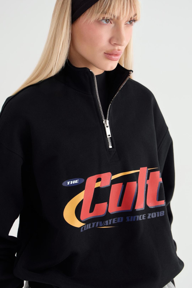 Анорак с принтом CULTBASE, цвет: Черный,  купить онлайн