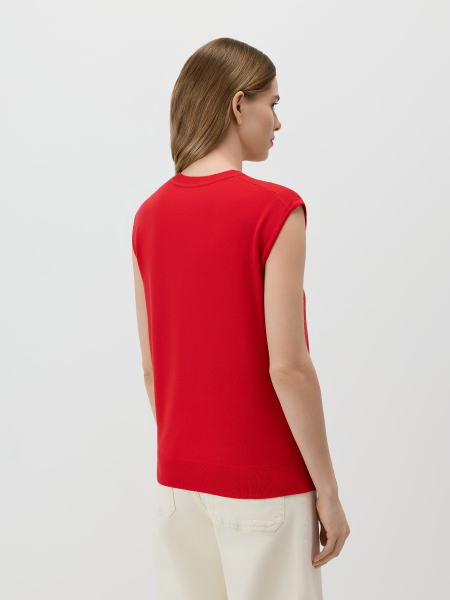Топ из вискозы Conso, цвет: красный, KM 260721 - красный купить онлайн