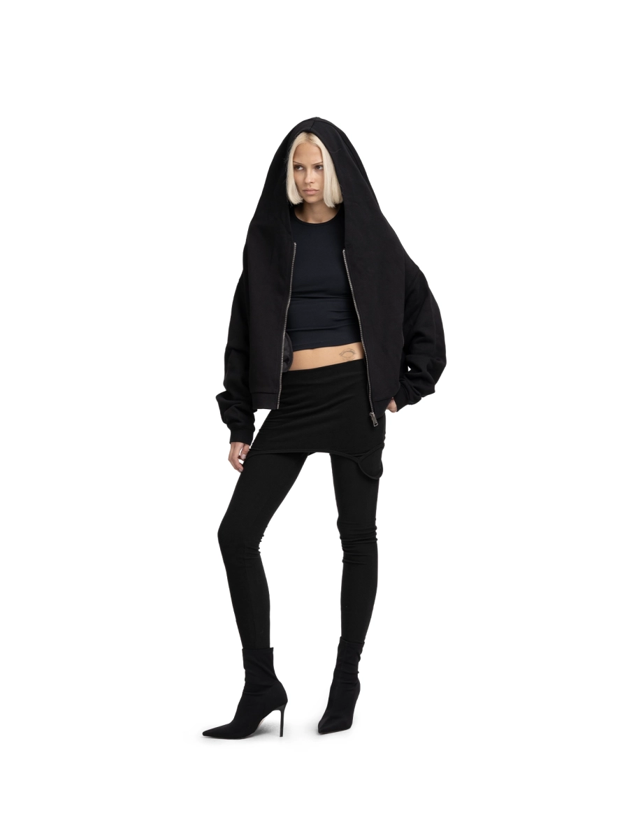 Худи на молнии ABC, цвет: Черный, 00-156 купить онлайн