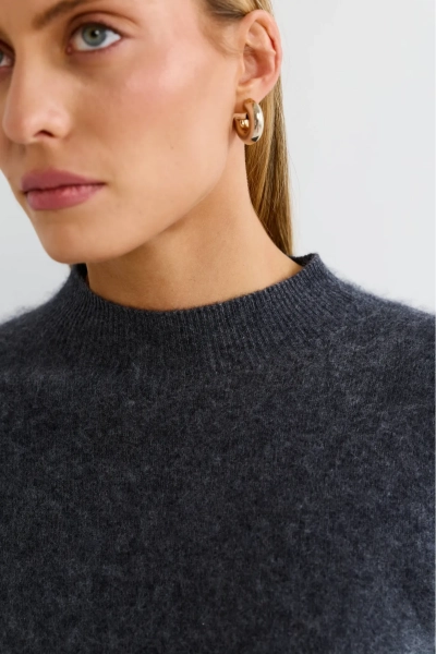 Джемпер из альпаки и кашемира Erist store, цвет: серый, НФ-00003208 купить онлайн