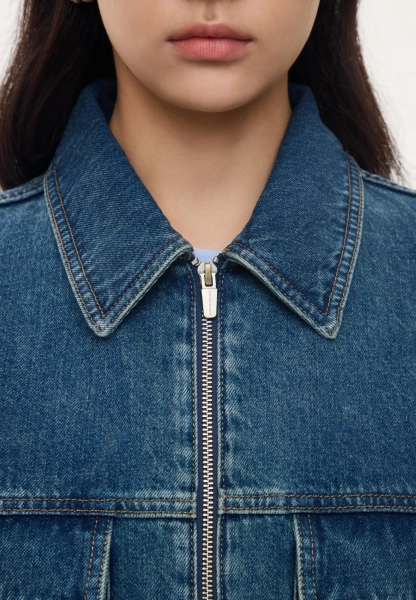 Женская рубашка из денима MUTED, цвет: голубой, 905338.WSHR0011_Light-blue купить онлайн