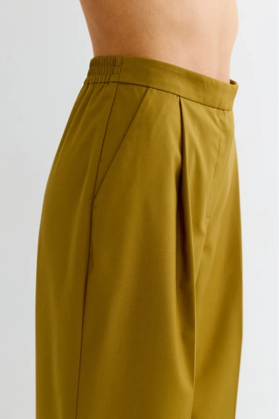 Брюки классические на резинке Erist store, цвет: зеленый, НФ-00003090 купить онлайн