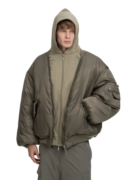 Бомбер HOODED BOMBER ABC, цвет: мультиколор, 00-288 купить онлайн