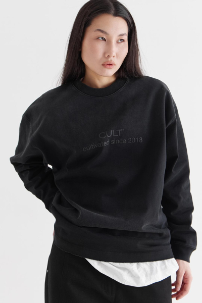 Лонгслив «Камень» CULTBASE, цвет: Черный,  купить онлайн