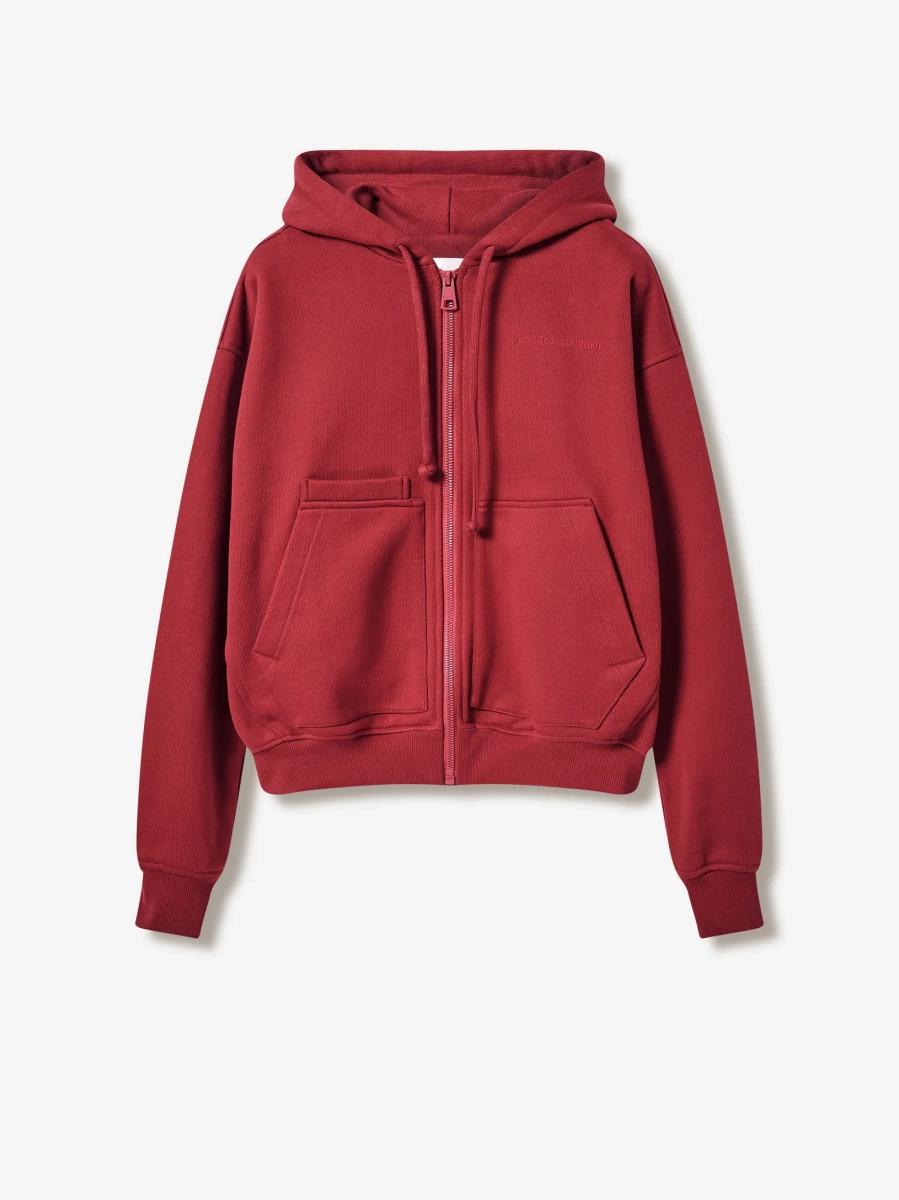 Хлопковый худи на молнии p.p.s., цвет: вишневый ликер, 0853.01.00.PNK купить онлайн Хлопковый худи на молнии p.p.s., цвет: вишневый ликер, 0853.01.00.PNK купить онлайн