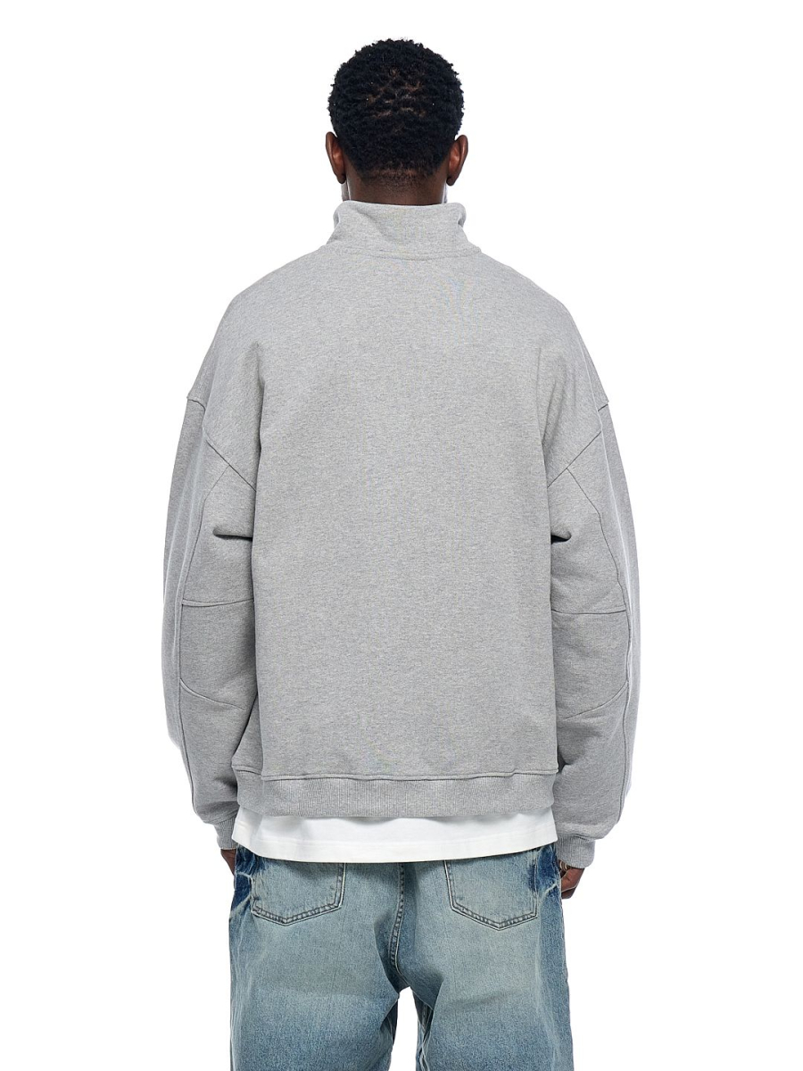 Свитшот FRHT, цвет: меланж, SWTHLFZIPMLG купить онлайн