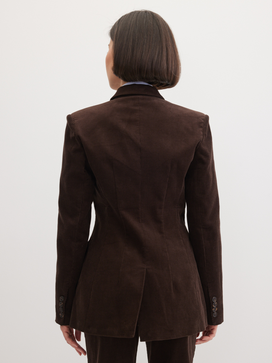 Пиджак вельветовый Marou, цвет: коричневый, Mar6_2602 купить онлайн