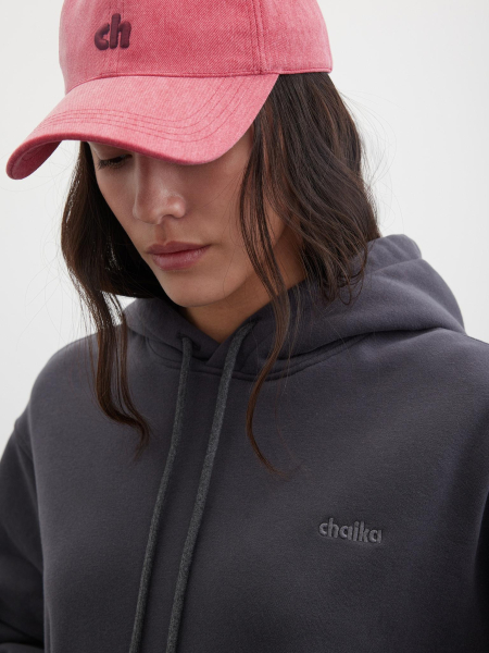 Утепленное худи с капюшоном Chaika, цвет: серый, AW25HO01-14 купить онлайн