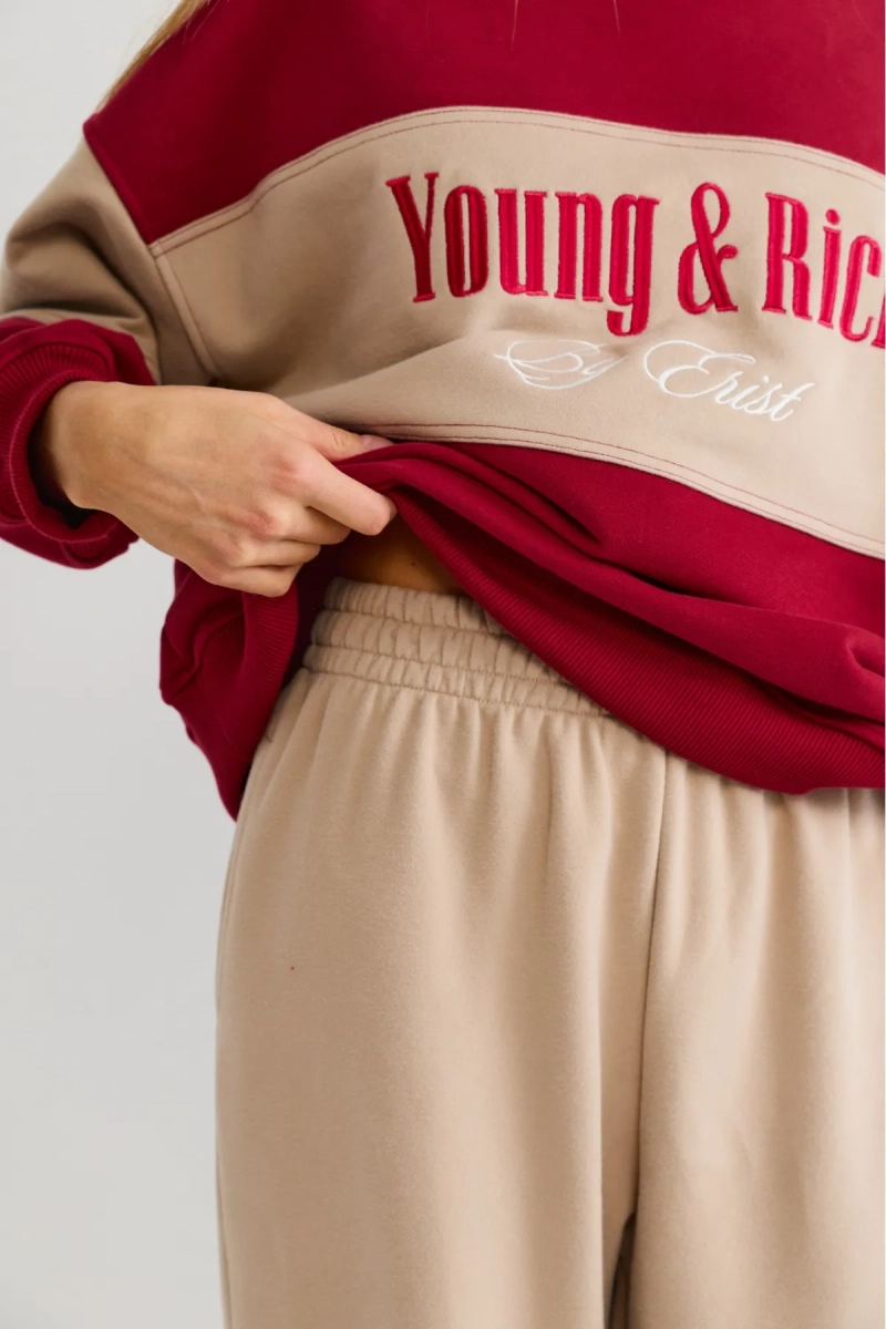 Джоггеры оверсайз Erist store, цвет: бежевый, НФ-00003098 купить онлайн