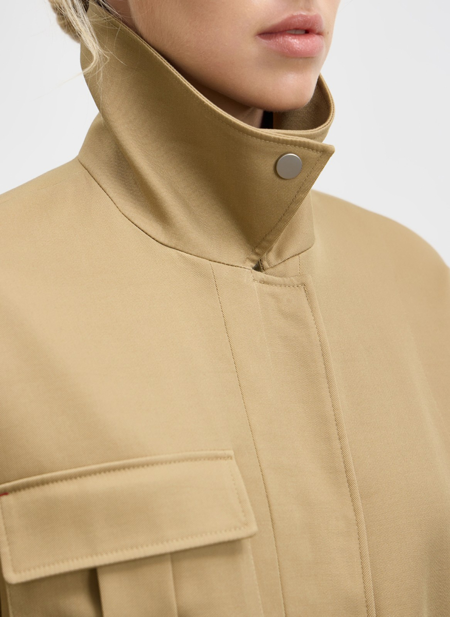 Куртка свободного кроя ALL WE NEED, цвет: бежевый,  купить онлайн