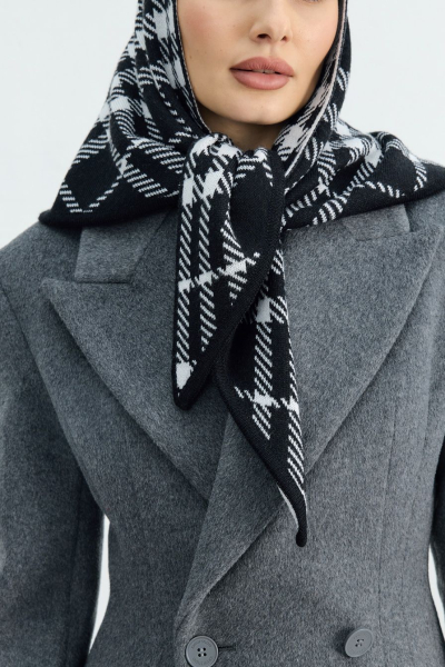 Косынка из смесовой шерсти TOPTOP, цвет: черно-белый TT.604.15562.911 купить онлайн Косынка из смесовой шерсти TOPTOP, цвет: черно-белый TT.604.15562.911 купить онлайн