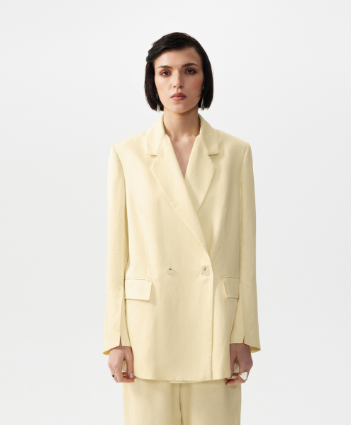 Пиджак двубортный свободной формы