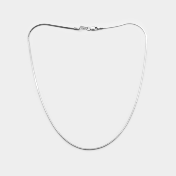 Колье-цепь плетения "Снейк"