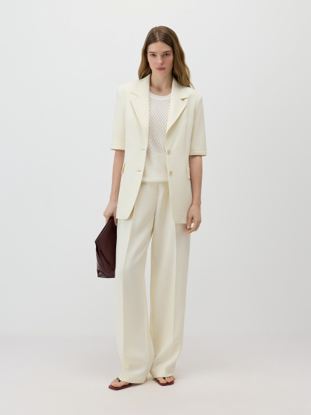 Брюки из лиоцелла Conso, цвет: молочный, PT 260437 - молочный купить онлайн