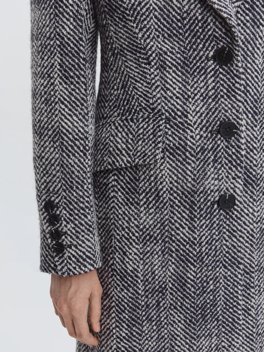 Пальто из шерсти ANNA PEKUN, цвет: Черный, 15.2573.901 купить онлайн