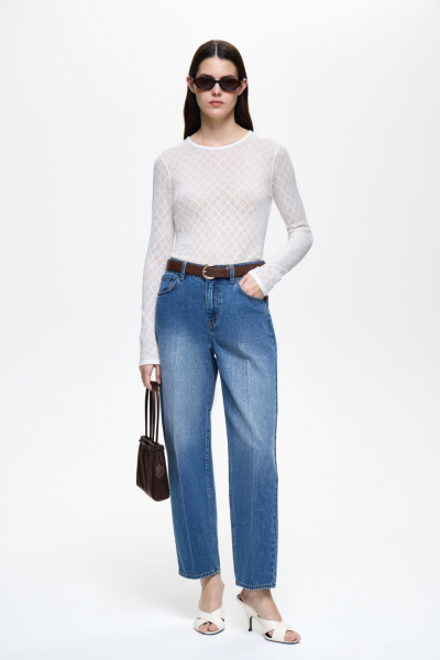 Джемпер ажурный DREAMS BY ALENA AKHMADULLINA, цвет: белый, 225104140304164/102000 купить онлайн