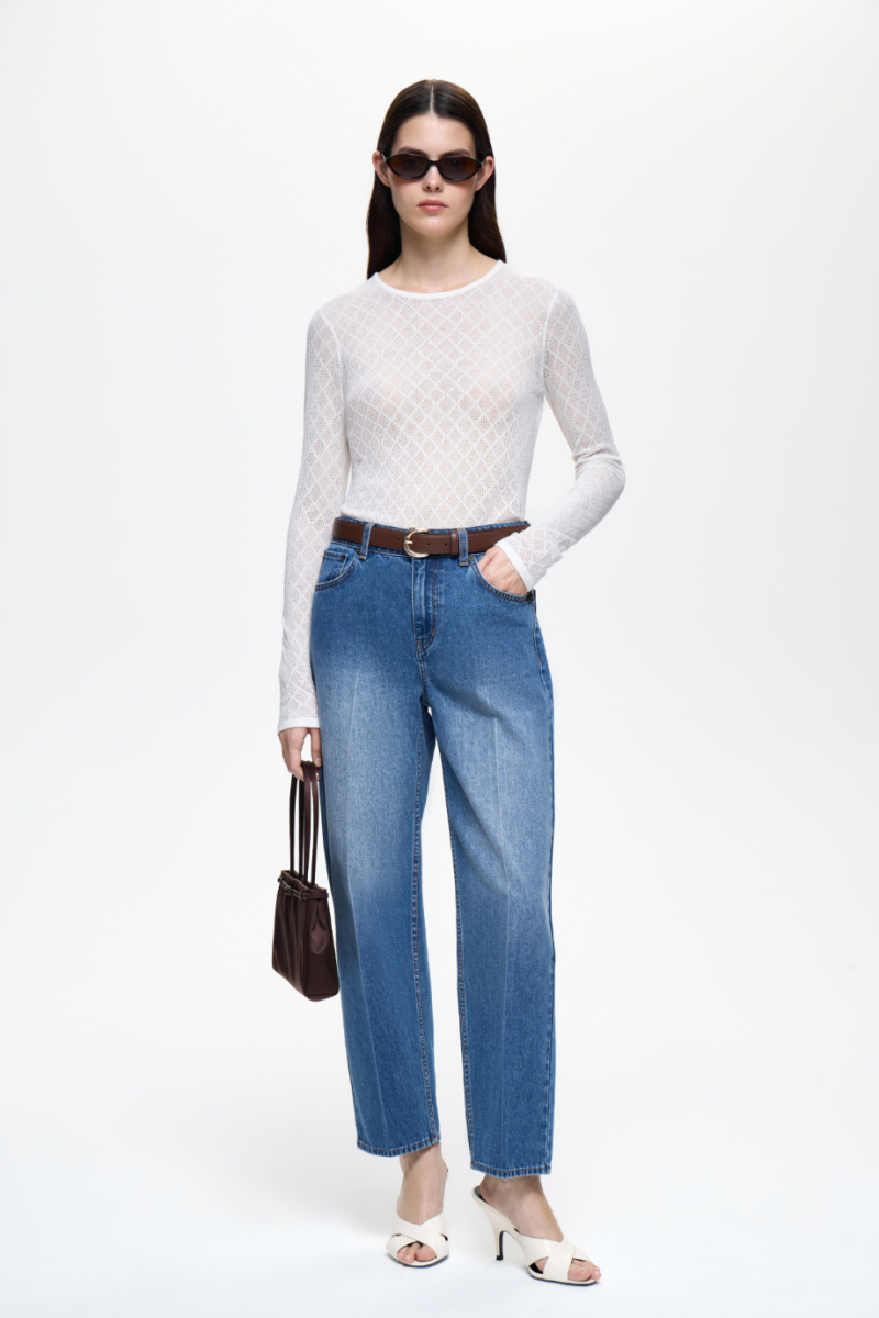 Джемпер ажурный DREAMS BY ALENA AKHMADULLINA, цвет: белый, 225104140304164/102000 купить онлайн