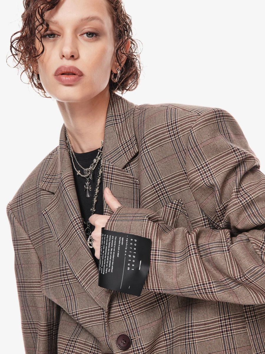 Пиджак uncle's p.p.s., цвет: бежевый/винно - красный, 1024.00.00.BRN купить онлайн Пиджак uncle's p.p.s., цвет: бежевый/винно - красный, 1024.00.00.BRN купить онлайн