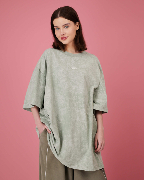 Футболка варенка TABOO, цвет: зеленый, TH-var-lavr купить онлайн Футболка варенка TABOO, цвет: зеленый, TH-var-lavr купить онлайн