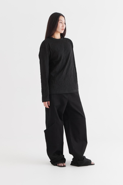 Лонгслив «Бумага» CULTBASE, цвет: Черный,  купить онлайн