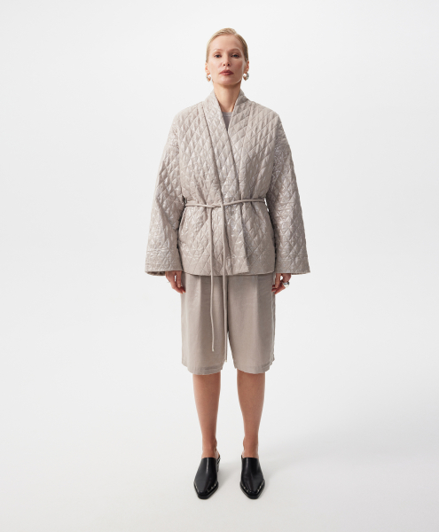 Стеганая легкая куртка GLVR, цвет: серый, 126G22GAC4113 купить онлайн