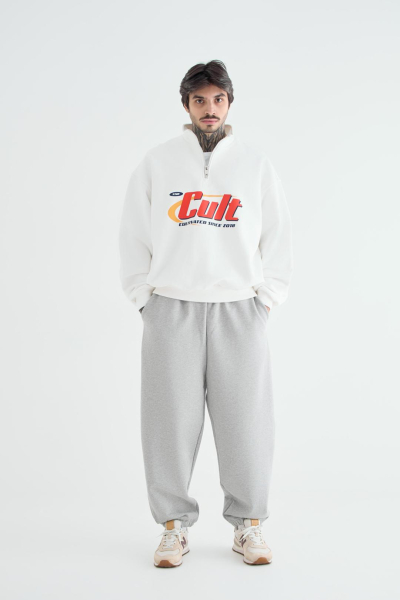 Анорак с принтом CULTBASE, цвет: белый,  купить онлайн