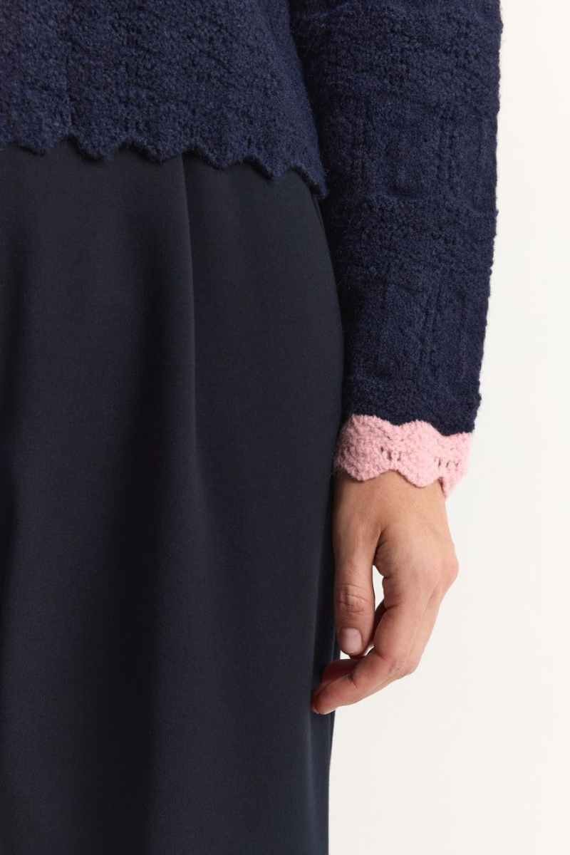 Кардиган с контрастной отделкой TOPTOP, цвет: синий, TT.051.17502.621 купить онлайн