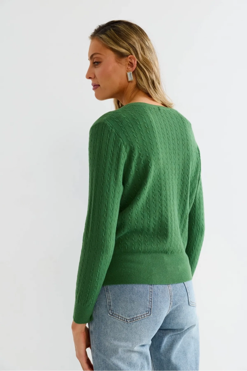 Кардиган тонкий Erist store, цвет: зеленый, НФ-00003178 купить онлайн