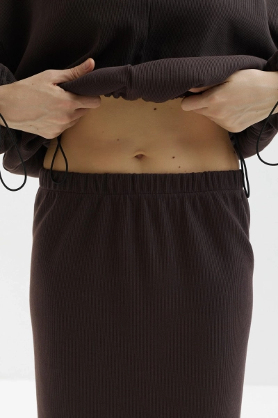 Прямая юбка marte, цвет: коричневый,  купить онлайн