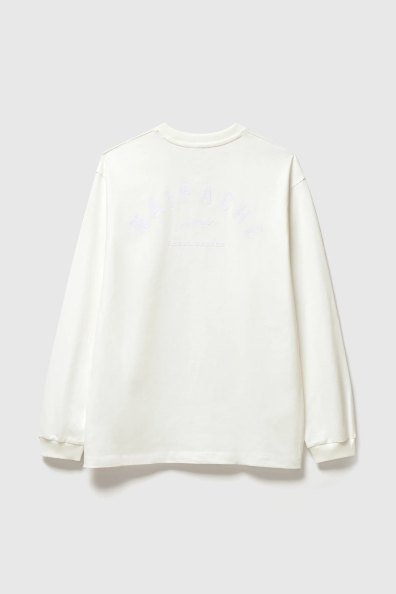 Лонгслив базовый NAIPACHE, цвет: бежевый,  купить онлайн