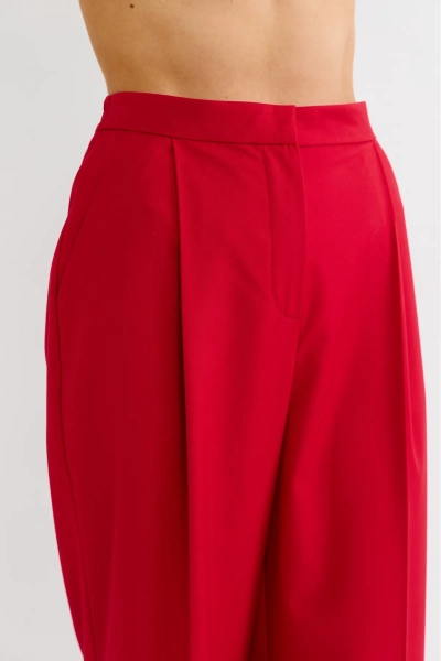 Брюки классические на резинке Erist store, цвет: красный, НФ-00003091 купить онлайн