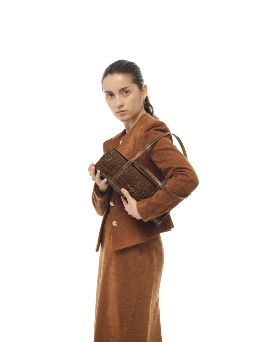 Сумка «Спаржа» / «Asparagus» VOLCHEK, цвет: коричневый E3 купить онлайн