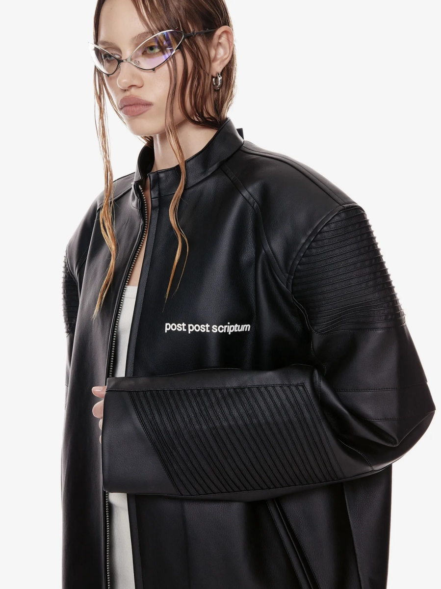 Оверсайз мотобомбер p.p.s., цвет: Черный, 1101.10.00.BLK купить онлайн