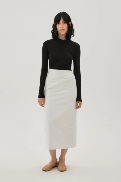 Юбка из бумажной ткани