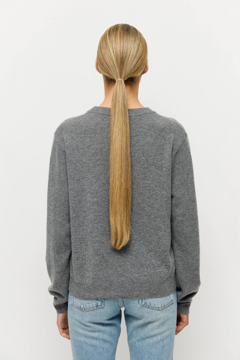 Джемпер из кашемира AROUND, цвет: серый, 2110_59CM02 купить онлайн