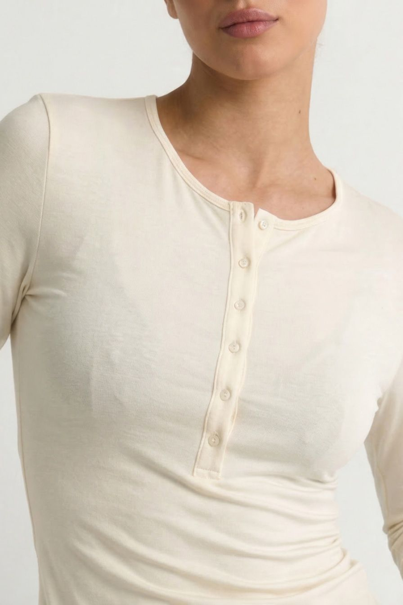 Лонгслив с рукавами на кнопках TOPTOP, цвет: белый, TT.025.17747.120 купить онлайн