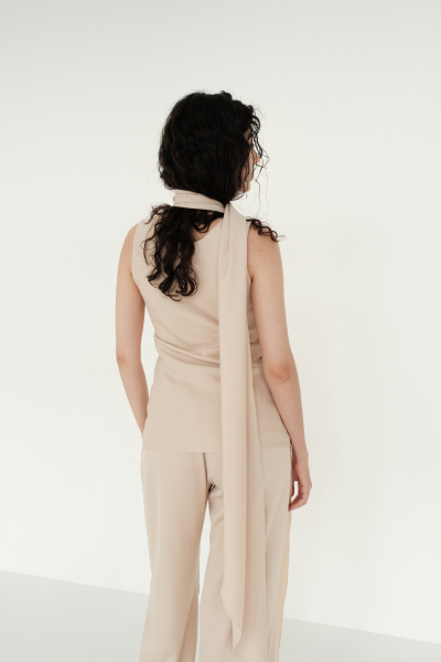 Топ из вискозы НИ ИМЕНИ, НИ ПОХОЖИХ, цвет: розовый, 00-00000207 купить онлайн