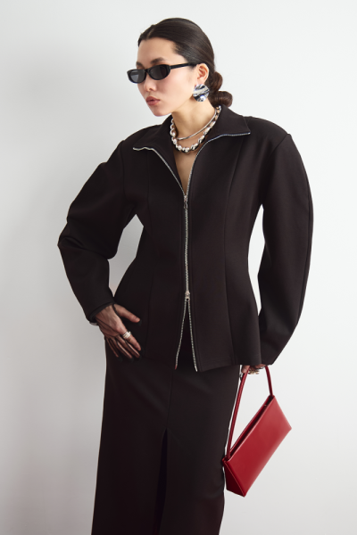 Жакет из джерси