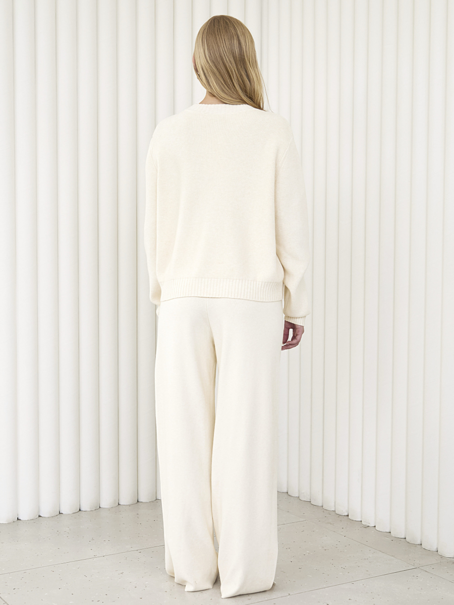 Костюм джемпер с брюками I.B.W., цвет: молочный, KJ109 купить онлайн Костюм джемпер с брюками I.B.W., цвет: молочный, KJ109 купить онлайн