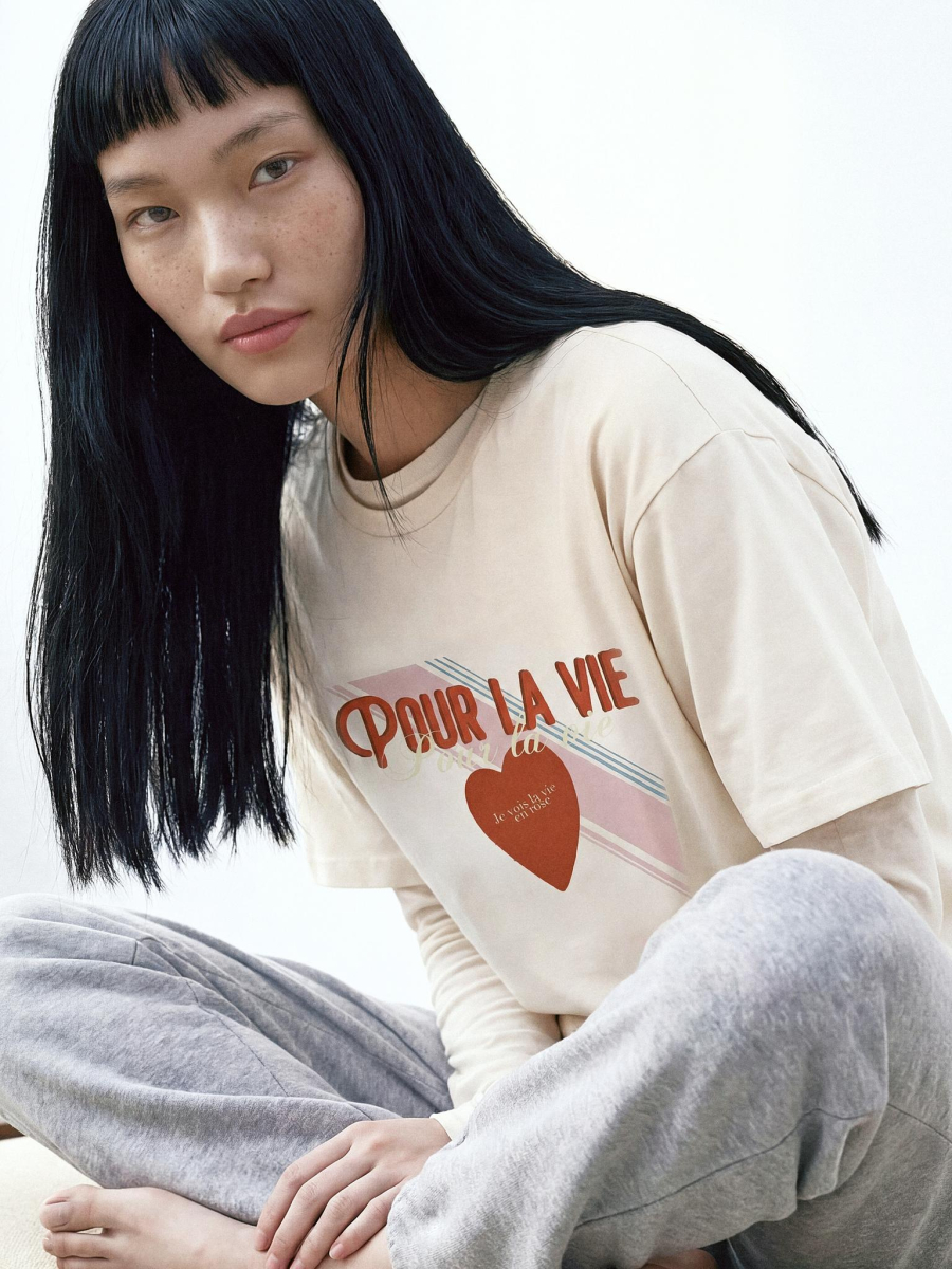 Футболка с принтом женская Chaika, цвет: белый SS26TS01-101 | новая женская коллекция купить онлайн