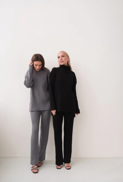 Брюки трикотажные MINI, цвет: серый, НФ-00000131 купить онлайн Брюки трикотажные MINI, цвет: серый, НФ-00000131 купить онлайн