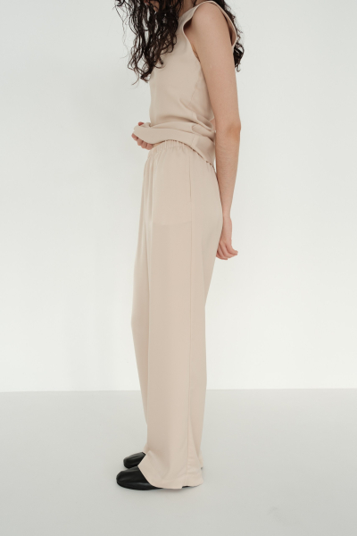 Брюки из вискозы НИ ИМЕНИ, НИ ПОХОЖИХ, цвет: розовый, 00-00000251 купить онлайн