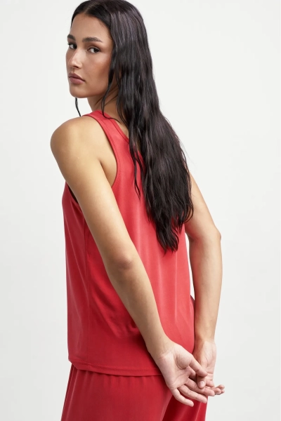 Майка из лиоцелла ERISTSTORE, цвет: красный, НФ-00004068 купить онлайн
