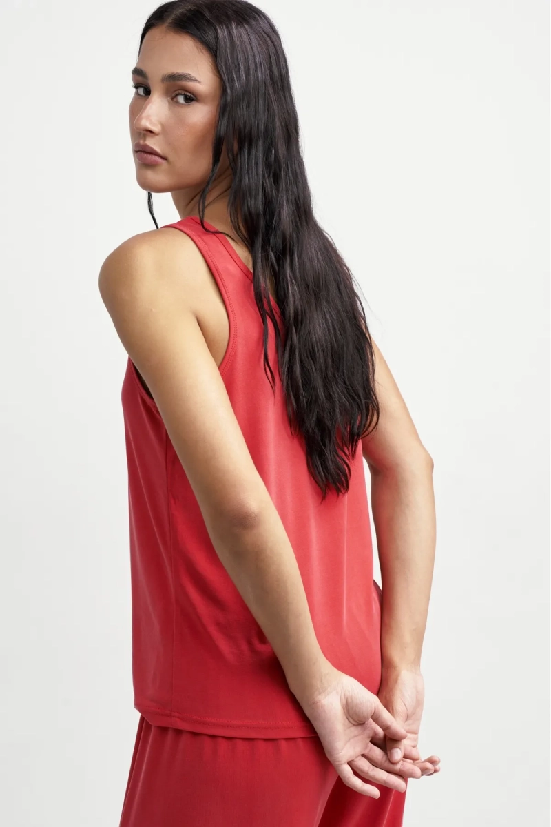 Майка из лиоцелла ERISTSTORE, цвет: красный, НФ-00004068 купить онлайн