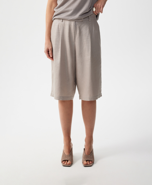 Шорты с перламутровым блеском GLVR, цвет: серый, 126G22GAC6002 купить онлайн